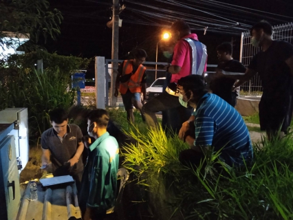 ไฟล์แนบ กปภ.สาขาภูเก็ต  ร่วมกับบริษัท เอเชีย อินฟราสตรักเชอร์ แมเนจเม้นท์ (ประเทศไทย) จำกัด ลงพื้นที่สำรวจหาท่อแตก ท่อรั่วโดยวิธี Step test ในเวลากลางคืนพร้อมกับโบลว์น้ำในเส้นท่อ บริเวณพื้นที่ DMA-01 โรงกรองเข้งหงวน
