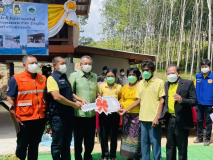 ไฟล์แนบ การประปาส่วนภูมิภาคสาขากาญจนดิษฐ์  เข้าร่วมพิธีมอบบ้านผู้ประสบอุทกภัย ในพื้นที่หมู่ที่ 2 ตำบลคลองสระ อำเภอกาญจนดิษฐ์ จังหวัดสุราษฎร์ธานี