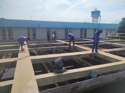 ไฟล์แนบ กปภ.สาขากาญจนบุรี ล้างถังตกตะกอนโรงกรองน้ำ ประจำเดือน มิถุนายน 2565 