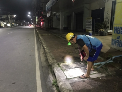 ไฟล์แนบ การประปาส่วนภูมิสาขาจันดี ลงพื้นที่เดินสำรวจหาท่อแตก-ท่อรั่ว