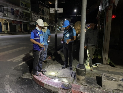 ไฟล์แนบ การประปาส่วนภูมิสาขาจันดี ลงพื้นที่เดินสำรวจหาท่อแตก-ท่อรั่ว