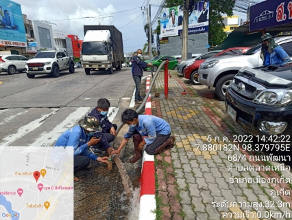 ไฟล์แนบ กปภ.สาขาภูเก็ต ร่วมกับบริษัท เอเชีย อินฟราสตรักเชอร์ แมเนจเม้นท์ (ประเทศไทย) จำกัด (โครงการจัดการลดน้ำสูญเสีย) ลงพื้นที่บริเวณถนนวิรัชหงษ์หยก ต.วิชิต อ.เมืองภูเก็ต ดำเนินการเปิดล้างระบายตะกอนในเส้นท่อจ่ายน้ำ (Blow off) ผ่านหัวดับเพลิง 