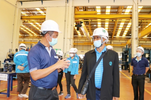 ไฟล์แนบ กปภ.สาขาปทุมธานี เข้าศึกษาดูงานเยี่ยมชมโรงงาน บริษัท วิค จำกัด (มหาชน)