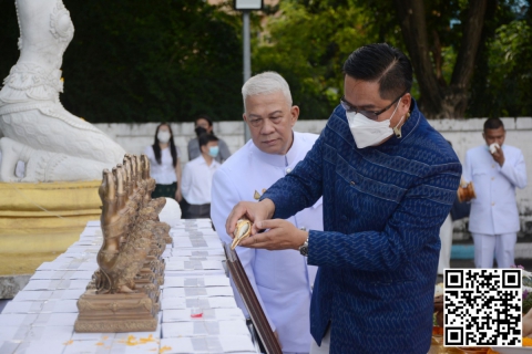 ไฟล์แนบ การประปาส่วนภูมิภาคสาขารังสิต (ชั้นพิเศษ) จัดพิธีบวงสรวงพระแม่ธรณี