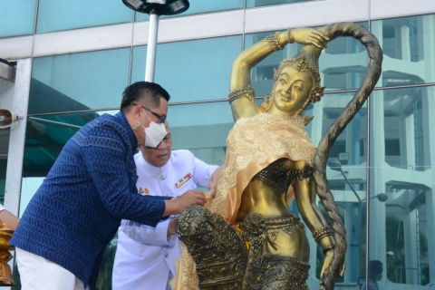 ไฟล์แนบ การประปาส่วนภูมิภาคสาขารังสิต (ชั้นพิเศษ) จัดพิธีบวงสรวงพระแม่ธรณี