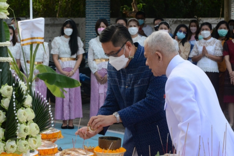 ไฟล์แนบ การประปาส่วนภูมิภาคสาขารังสิต (ชั้นพิเศษ) จัดพิธีบวงสรวงพระแม่ธรณี