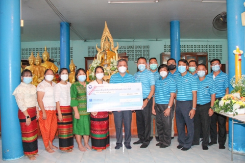 ไฟล์แนบ กปภ.ข.๓ ร่วมถวายเทียนจำพรรษาและทอดผ้าป่าสามัคคี พร้อมมอบทุนการศึกษาให้กับโรงเรียนวัดบ้านหม้อ (ประชารังษี) ปี ๒๕๖๕