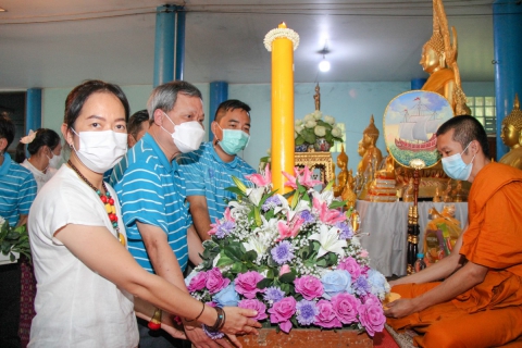ไฟล์แนบ กปภ.ข.๓ ร่วมถวายเทียนจำพรรษาและทอดผ้าป่าสามัคคี พร้อมมอบทุนการศึกษาให้กับโรงเรียนวัดบ้านหม้อ (ประชารังษี) ปี ๒๕๖๕