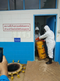ไฟล์แนบ กปภ.สาขากาญจนบุรี จัดกิจกรรม OJT ซ้อมแผนการป้องกันและบรรเทาอันตรายจากสารเคมี (คลอรีนรั่วไหล) 