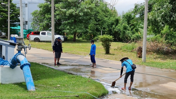 ไฟล์แนบ กปภ.สาขาธัญบุรี จัดกิจกรรม 5 ส. Big Cleaning Day ณ สถานีผลิตจ่ายน้ำธัญบุรี (คลอง 13) ครั้งที่ 1 ประจำปี 2565