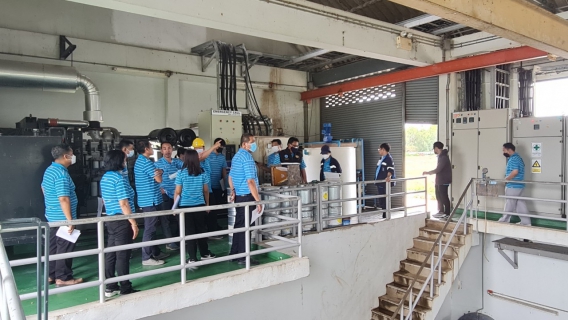 ไฟล์แนบ กปภ.สาขาธัญบุรี จัดประชุมติดตามผลการดำเนินงานโครงการจัดการน้ำสะอาดและการบำรุงรักษาเชิงป้องกัน (WSP&PM) ภาคีเครือข่าย กปภ.สาขาธัญบุรี ครั้งที่ 4/2565 โดยให้การต้อนรับคณะทำงาน ณ ห้องประชุมสถานีผลิตจ่ายน้ำธัญบุรี (คลอง 13) อ.ธัญบุรี จ.ปทุมธานี