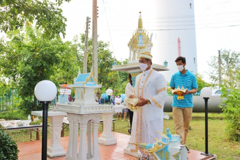 ไฟล์แนบ กปภ.สาขาปทุมธานี ประกอบพิธีบวงสรวงตั้งศาลพระภูมิ หลังใหม่ ณ สถานีผลิตน้ำวัดชัยสิทธาวาส