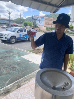 ไฟล์แนบ การประปาส่วนภูมิภาคสาขาทุ่งสง ตรวจสอบคุณภาพน้ำ ภายใต้โครงการ Water is Lite