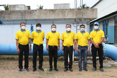 ไฟล์แนบ รองผู้ว่าการ (ปฏิบัติการ ๔) รักษาการแทนผู้ว่าการ กปภ. ลงพื้นที่ตรวจเยี่ยมและมอบแนวทางการบริหารจัดการน้ำประปา ณ สถานีจ่ายน้ำนครชัยศรี พื้นที่ กปภ.สาขานครปฐม