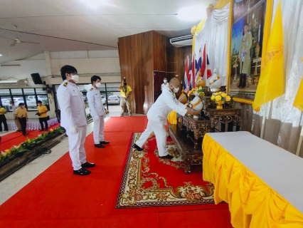 ไฟล์แนบ กปภ.สาขาท่ามะกา ร่วมพิธีถวายเครื่องราชสักการะและวางพานพุ่ม และพิธีจุดเทียนถวายพระพรชัยมงคล เฉลิมพระเกียรติพระบาทสมเด็จพระเจ้าอยู่หัว  เนื่องในโอกาสมหามงคลเฉลิมพระชนมพรรษา 28 กรกฎาคม 2565  ช่วงเย็น  