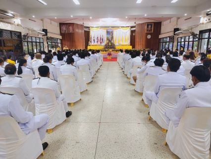 ไฟล์แนบ กปภ.สาขาท่ามะกา ร่วมพิธีถวายเครื่องราชสักการะและวางพานพุ่ม และพิธีจุดเทียนถวายพระพรชัยมงคล เฉลิมพระเกียรติพระบาทสมเด็จพระเจ้าอยู่หัว  เนื่องในโอกาสมหามงคลเฉลิมพระชนมพรรษา 28 กรกฎาคม 2565  ช่วงเย็น  