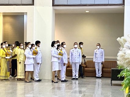 ไฟล์แนบ การประปาส่วนภูมิภาคสาขากระบี่ ร่วมกิจกรรมเนื่องเนื่องในโอกาสวันเฉลิมพระชนมพรรษา 70 พรรษา 28 กรกฎาคม 2565 พิธีถวายเครื่องราชสักการะ วางพานพุ่มและถวายพระพรชัยมงคล