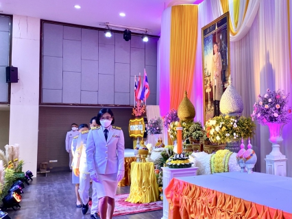 ไฟล์แนบ การประปาส่วนภูมิภาคสาขากระบี่ ร่วมกิจกรรมเนื่องเนื่องในโอกาสวันเฉลิมพระชนมพรรษา 70 พรรษา 28 กรกฎาคม 2565 พิธีถวายเครื่องราชสักการะ วางพานพุ่มและถวายพระพรชัยมงคล