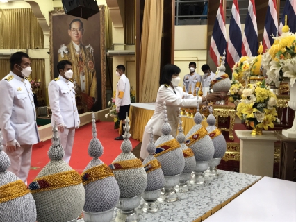 ไฟล์แนบ การประปาส่วนภูมิภาคสาขาคลองท่อม เข้าร่วมพิธีถวายเครื่องราชสักการะและวางพานพุ่ม และพิธีถวายพระพรชัยมงคล เนื่องในโอกาสวันเฉลิมพระชนมพรรษาพระบาทสมเด็จพระเจ้าอยู่หัว 