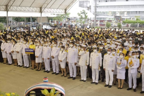 ไฟล์แนบ การประปาส่วนภูมิภาคสาขาทุ่งสง ร่วมกิจกรรมพิธีถวายเครื่องราชสักการะ ถวายพานพุ่ม และจุดเทียนถวายพระพรชัยมงคลเนื่องในโอกาสวันเฉลิมพระชนมพรรษาพระบาทสมเด็จพระเจ้าอยู่หัว