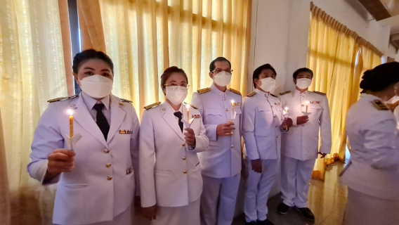 ไฟล์แนบ การประปาส่วนภูมิภาคสาขาธัญบุรี เข้าร่วมพิธีถวายเครื่องราชสักการะวางพานพุ่ม และพิธีจุดเทียนถวายพระพรชัยมงคล เนื่องในโอกาสวันเฉลิมพระชนมพรรษาพระบาทสมเด็จพระเจ้าอยู่หัว ประจำปีพุทธศักราช 2565