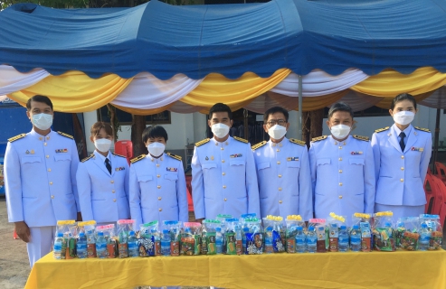 ไฟล์แนบ กปภ.สาขาพนมทวน เข้าร่วมพิธีทำบุญตักบาตรถวายพระราชกุศล และพิธีถวายสัตย์ปฏิญาณเพื่อเป็นข้าราชการที่ดีและพลังของแผ่นดิน 