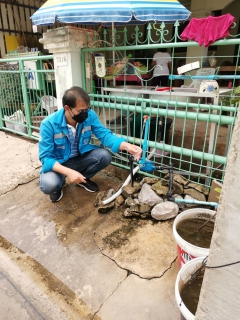 ไฟล์แนบ กปภ.สาขามหาสารคาม ตรวจสอบและเฝ้าระวังคุณภาพน้ำในระบบจำหน่ายตามโครงการน้ำประปาดื่มได้ 