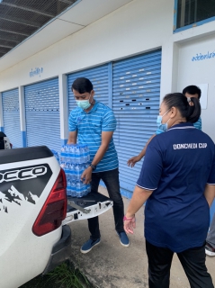 ไฟล์แนบ ร่วมสนับสนุนน้ำดื่มบรรจุขวด 300 ขวด เพื่อใช้ในการต้อนรับนายกรัฐมนตรีพร้อมคณะฯ