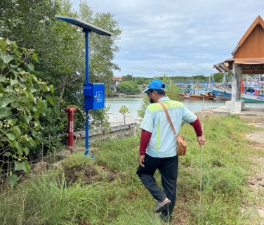 ไฟล์แนบ กปภ.สาขาปราณบุรี ลงพื้นที่ออกหาท่อแตก-ท่อรั่ว เชิงรุก (Active Leak Control) ตรวจสอบปัญหาน้ำไหลอ่อน พร้อมแก้ไขทันที ตามแผนลดน้ำสูญเสีย บริเวณ หมู่บ้านกิ่ว วนอุทยานปราณบุรี หมู่บ้านเบญจพาส ตำบลปากน้ำปราณ อำเภอปราณบุรี จังหวัดประจวบฯ 