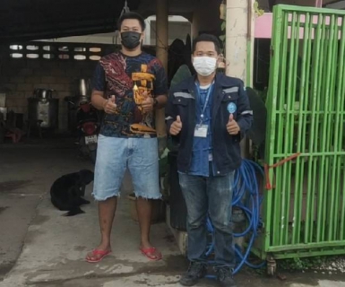 ไฟล์แนบ ลูกค้าปลื้ม!! Mr.ประปาตรวจสอบน้ำไหลอ่อน แก้ไขฉับไว