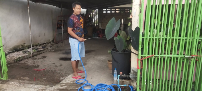 ไฟล์แนบ ลูกค้าปลื้ม!! Mr.ประปาตรวจสอบน้ำไหลอ่อน แก้ไขฉับไว