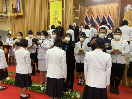 ไฟล์แนบ การประปาส่วนภูมิภาคสาขาคลองท่อมเข้าร่วมพิธีมอบเข็มเครื่องหมาย ภปร. และหมวกหนีบให้กับนักเรียนใหม่ โรงเรียนกาญจนาภิเษกวิทยาลัยกระบี่