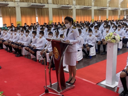 ไฟล์แนบ การประปาส่วนภูมิภาคสาขาคลองท่อมเข้าร่วมพิธีมอบเข็มเครื่องหมาย ภปร. และหมวกหนีบให้กับนักเรียนใหม่ โรงเรียนกาญจนาภิเษกวิทยาลัยกระบี่