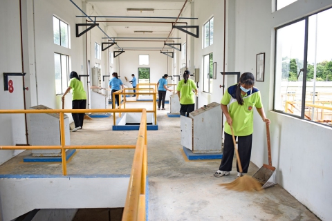 ไฟล์แนบ กปภ.สาขาอุบลราชธานี จัดกิจกรรม 5 ส. บริเวณสถานีผลิตน้ำท่าวังหิน