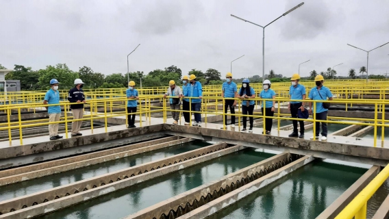 ไฟล์แนบ  กปภ.สาขาสมุทรสาคร ต้อนรับคณะศึกษาดูงานระบบผลิตน้ำจาก กปภ.สาขาสวนผึ้ง