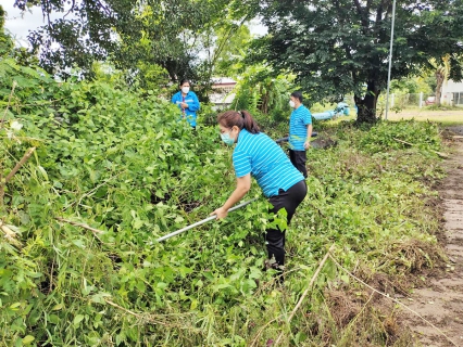 ไฟล์แนบ กปภ.สาขาอุบลราชธานี จัดกิจกรรม ๕ ส. บริเวณสถานีผลิตน้ำโพธิ์มูล