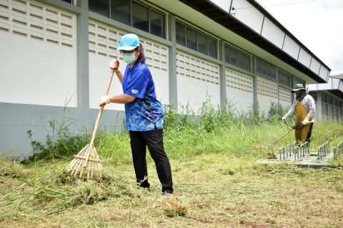 ไฟล์แนบ กปภ.สาขาอุบลราชธานี จัดกิจกรรม ๕ ส. บริเวณสถานีผลิตน้ำกุดลาด
