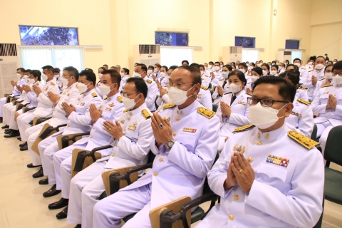 ไฟล์แนบ การประปาส่วนภูมิภาคสาขาชุมพร ร่วมกิจกรรมพิธีลงนามถวายพระพรชัยมงคลและพิธีทางศาสนามหามงคล 5 ศาสนา  เนื่องในวันเฉลิมพระชนมพรรษา 12 สิงหาคม 2565 ณ หอประชุมจังหวัดชุมพร
