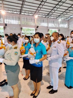 ไฟล์แนบ การประปาส่วนภูมิภาคสาขาขนอม ร่วมกิจกรรมเนื่องในโอกาสวันเฉลิมพระชนมพรรษา 90 พรรษา 12 สิงหาคม 2565 พิธีถวายเครื่องราชสักการะ วางพานพุ่มและจุดเทียนถวายพระพรชัยมงคล