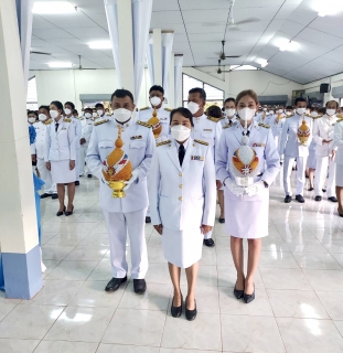 ไฟล์แนบ การประปาส่วนภูมิภาคสาขาตะกั่วป่า ร่วมกิจกรรมเนื่องในโอกาสวันเฉลิมพระชนมพรรษา 90 พรรษา 12 สิงหาคม 2565 พิธีถวายเครื่องราชสักการะ วางพานพุ่มและจุดเทียนถวายพระพรชัยมงคล