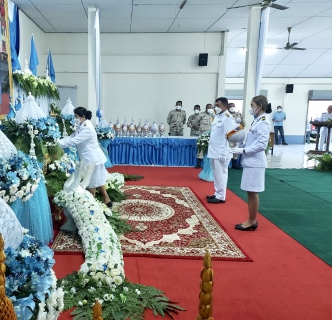 ไฟล์แนบ การประปาส่วนภูมิภาคสาขาตะกั่วป่า ร่วมกิจกรรมเนื่องในโอกาสวันเฉลิมพระชนมพรรษา 90 พรรษา 12 สิงหาคม 2565 พิธีถวายเครื่องราชสักการะ วางพานพุ่มและจุดเทียนถวายพระพรชัยมงคล