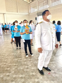 ไฟล์แนบ การประปาส่วนภูมิภาคสาขาไชยา ร่วมพิธีถวายเครื่องราชสักการะ วางพานพุ่ม และจุดเทียนถวายพระพรชัยมงคล เนื่องในโอกาสมหามงคลเฉลิมพระชนมพรรษา 90 พรรษา สมเด็จพระนางเจ้าสิริกิติ์พระบรมราชินีนาถ พระบรมราชชนนีพันปีหลวง 