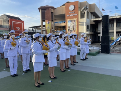 ไฟล์แนบ การประปาส่วนภูมิภาคสาขาชุมพร ร่วมกิจกรรม พิธีถวายเครื่องราชสักการะ วางพานพุ่ม และพิธีจุดเทียนถวายพระพรชัยมงคล สมเด็จพระนางเจ้าสิริกิติ์ พระบรมราชินีนาถ พระบรมราชชนนีพันปีหลวง เนื่องในโอกาสมหามงคลเฉลิมพระชนมพรรษา 90 พรรษา 12 สิงหาคม 2565 ณ บริเวณ หน้าสำนักงานเทศบาลเมืองชุมพร