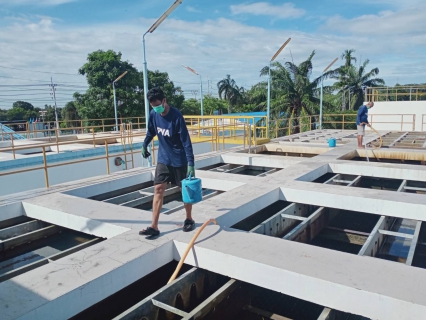 ไฟล์แนบ กปภ.สาขาพนมทวน ปฏิบัติตามแผนงานโครงการจัดการน้ำสะอาด WSP ล้างถังตกตะกอนประจำเดือน สิงหาคม ๒๕๖๕