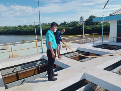 ไฟล์แนบ กปภ.สาขาพนมทวน ปฏิบัติตามแผนงานโครงการจัดการน้ำสะอาด WSP ล้างถังตกตะกอนประจำเดือน สิงหาคม ๒๕๖๕