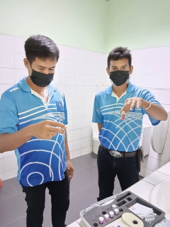 ไฟล์แนบ การประปาส่วนภูมิภาคสาขาทุ่งสง ตรวจสอบคุณภาพน้ำ ภายใต้โครงการ Water is Lite
