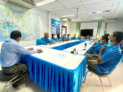 ไฟล์แนบ การประปาส่วนภูมิภาคสาขากระบี่ จัดกิจกรรมสนทนายามเช้า (MORNING TALK) ครั้งที่ 9/2565 พร้อมประชุมติดตามแผนการดำเนินงานศูนย์ราชการสะดวก (Government Easy Contact Center : GECC ) ประจำปี 2565