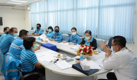 ไฟล์แนบ การประปาส่วนภูมิภาคสาขารังสิต (ชั้นพิเศษ) จัดประชุมหัวหน้างานและตัวแทนพนักงาน โครงการ (Morning Talk) ประจำเดือนสิงหาคม 2565 