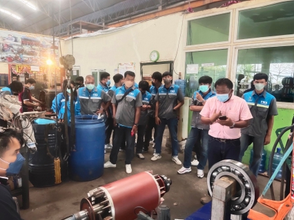 ไฟล์แนบ กปภ.สาขาท่ามะกา การเข้าศึกษาดูงาน ณ บริษัท ถาวรพูนทรัพย์ อิเล็คทริค จำกัด  เพื่อศึกษากระบวนการซ่อมบำรุงรักษาตลอดจนการทดสอบอุปกรณ์ ฯลฯ ซึ่ง บจก.เป็นตันแทนในการซ่อมบำรุงรักษา ให้บริการด้านไฟฟ้า บริการ Overhual และ Rewinding ทุกชนิดทุกขนาดแรงม้า และมอเตอร์เครื่องจักร ฯ   วันศุกร์ ที่ 26 สิงหาคม 2565