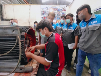 ไฟล์แนบ กปภ.สาขาท่ามะกา การเข้าศึกษาดูงาน ณ บริษัท ถาวรพูนทรัพย์ อิเล็คทริค จำกัด  เพื่อศึกษากระบวนการซ่อมบำรุงรักษาตลอดจนการทดสอบอุปกรณ์ ฯลฯ ซึ่ง บจก.เป็นตันแทนในการซ่อมบำรุงรักษา ให้บริการด้านไฟฟ้า บริการ Overhual และ Rewinding ทุกชนิดทุกขนาดแรงม้า และมอเตอร์เครื่องจักร ฯ   วันศุกร์ ที่ 26 สิงหาคม 2565